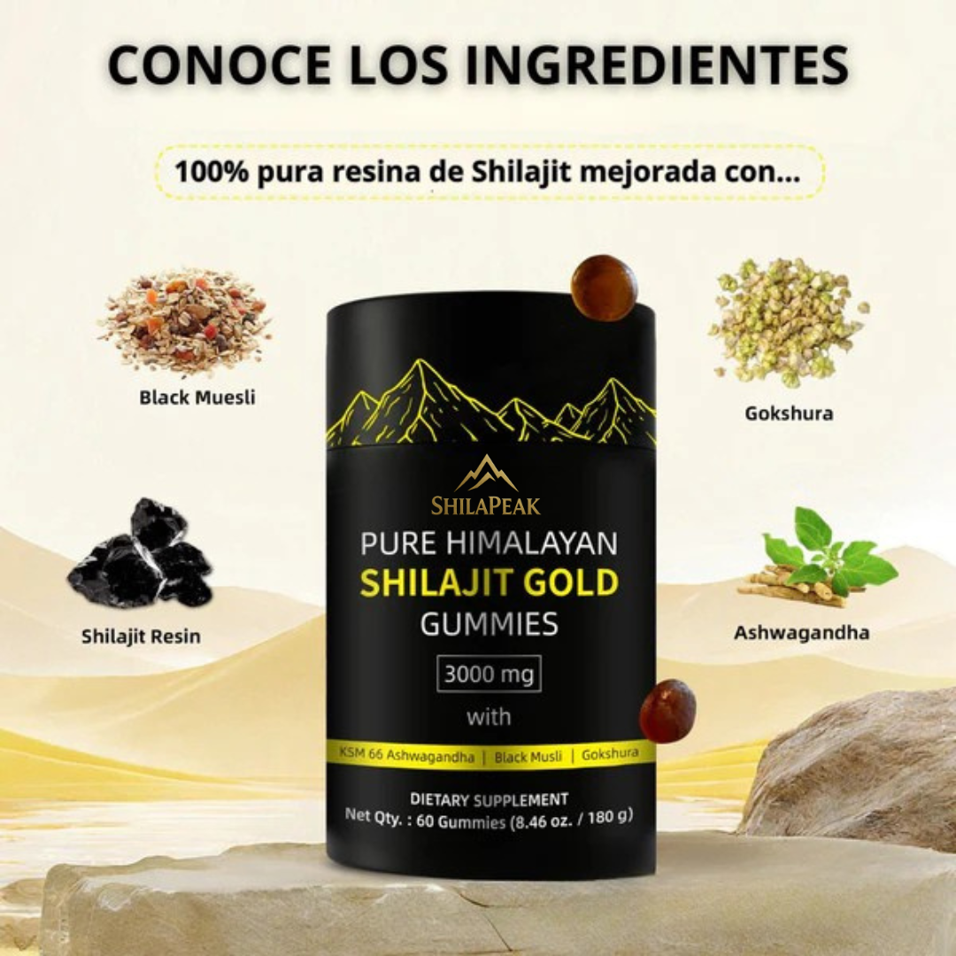 Gominolas Shilajit - Energía y vitalidad Dia / Noche